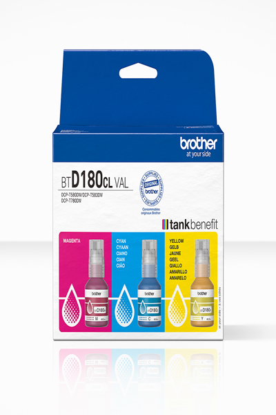 Brother BTD180CL Multipack Original Ink Cartridge - BTD180CLVAL