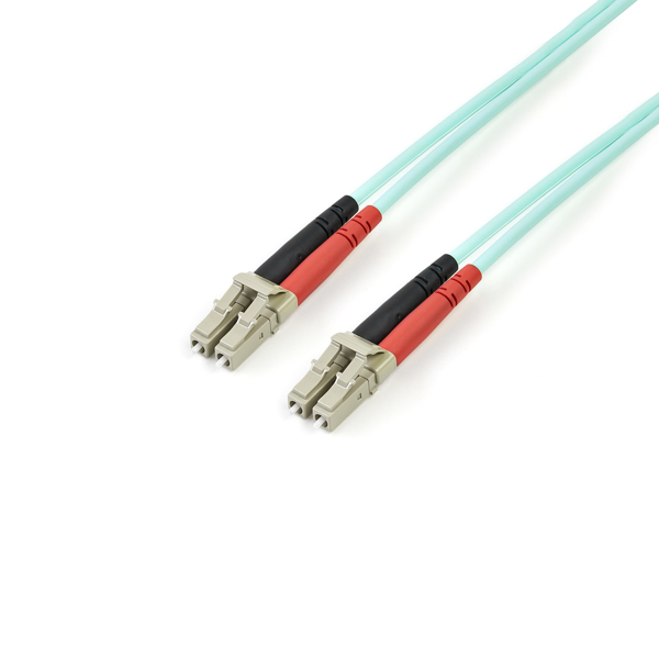 StarTech 2m Fiber Optic Cable 10Gb Aqua OM3 LC - A50FBLCLC2