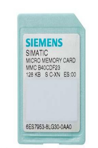Siemens 6ES7953-8LG31-0AA0, 0.000128 GB, MMCmicro, Scratch resistant, Green