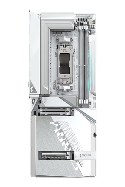 GIGABYTE AORUS X870 STEALTH ICE MOTHERBOARD ATX - X870 A STEALTH ICE