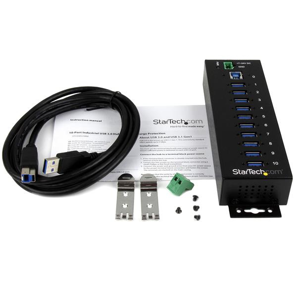 StarTech.com 10 Port USB 3.0 Hub - ST1030USBM