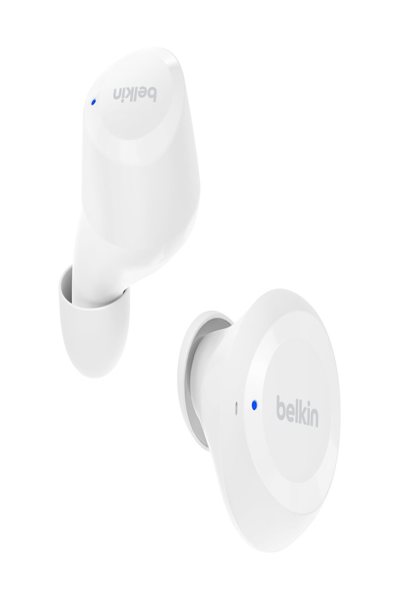 Belkin SoundForm Bolt True Wireless Headphones White - AUC009BTWH