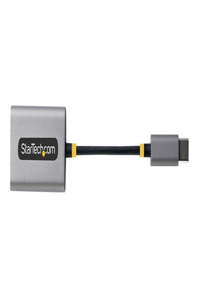 StarTech.com USB-C Headphone Splitter, USB Type C Dual Headset Adapter w/Microphone Input, USB C to 3.5mm Adapter/Earphone Dongle, USB C to Audio Jack/Aux Output - USBC-AUDIO-SPLITTER