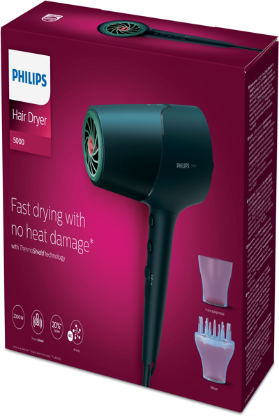 Philips BHD512/00 5000 Hair Dryer 2300W - BHD512/00