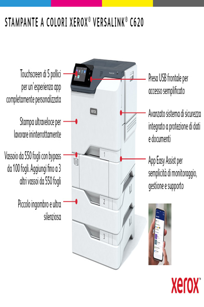 Xerox VersaLink C620V/DN - Printer - C620V_DN