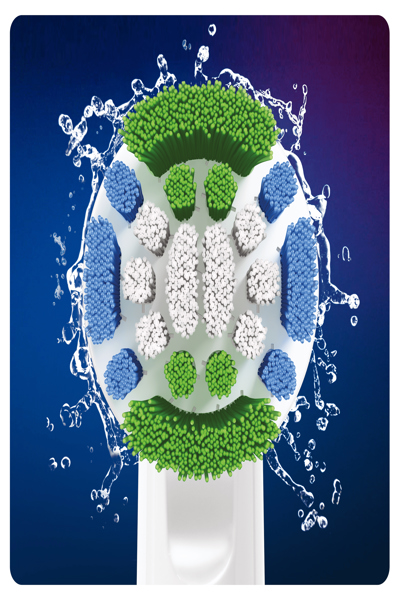 Braun 80338432 - 4 pc(s) - Blue - Green - White - CleanMaximiser - 21.8 g - Ireland - Oral-B