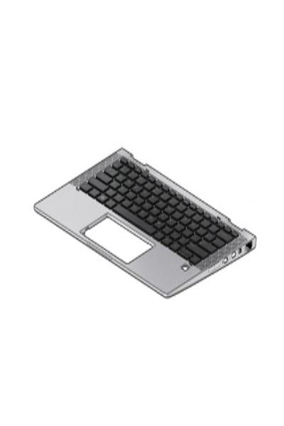 HP L70777-091 Housing Base + Keyboard: Norwegian for EliteBook x360 1030 G4