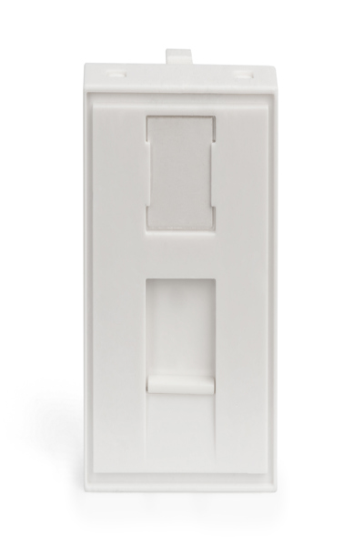 DIGITUS 45x45 mm Face Plate for Trunking - DN-93802-3-SH