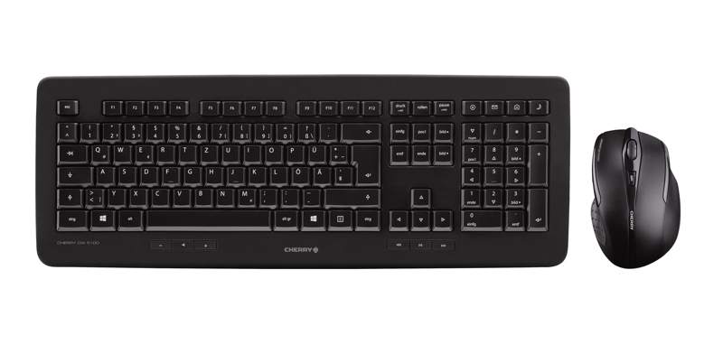 Cherry DW 5100 Keyboard RF Wireless QWERTZ - JD-0520DE-2