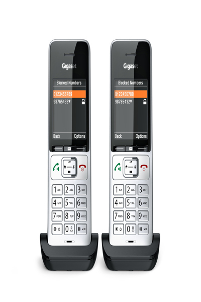 Gigaset COMFORT 500HX Duo Silver-Black Handset/Charger - L36852-H3061-R101