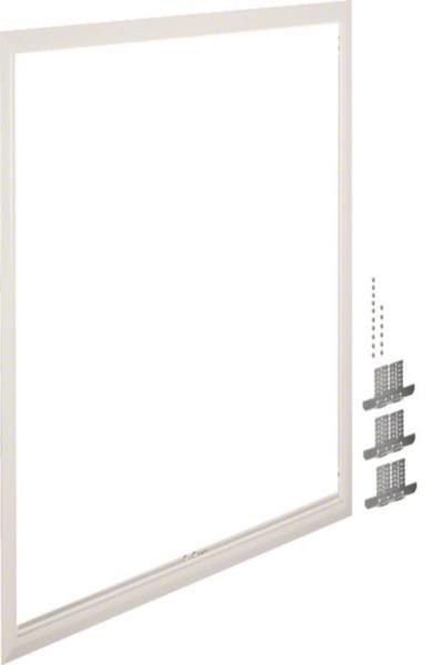 Cadre de recouvrement Hager Z 4 champs pour armoire H 1100 x L 1050 mm FZ34B