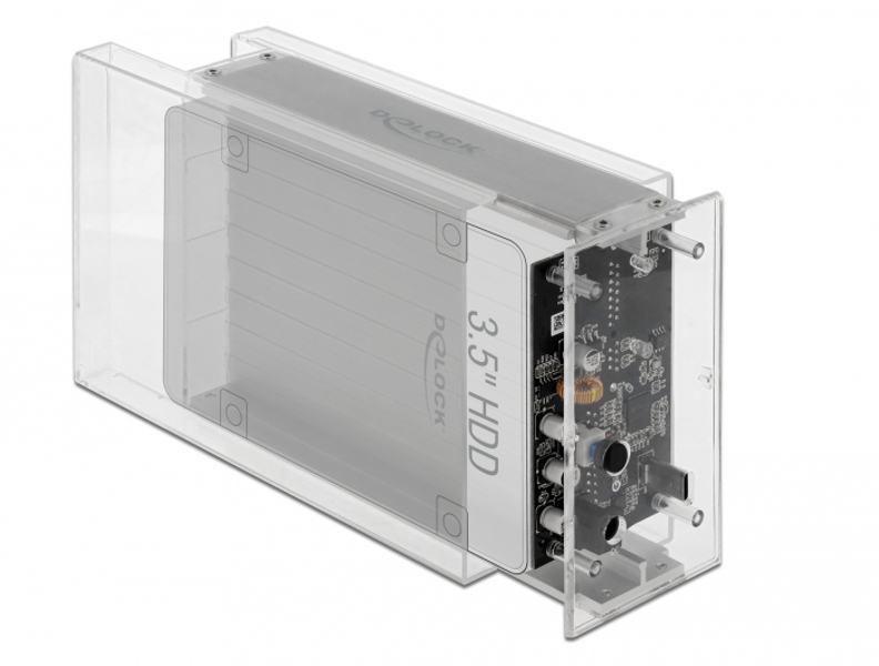 Delock 42624 - HDD/SSD enclosure - 2.5/3.5" - Serial ATA - 42624