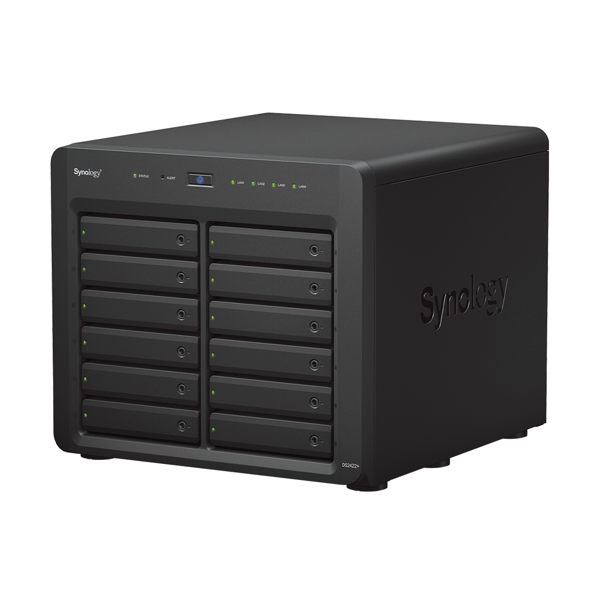 Synology DiskStation DS2422+ -+ 12x HDD 16TB SATA 3 - NAS - K/DS2422+ + 12X HAT5300-16T