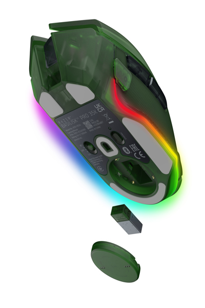 RAZER BASILISK V3 PRO 35K PHANTOM GREEN MOUSE - RZ01-05240300-R3G1