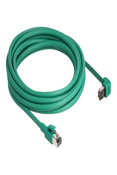 Delock RJ45 Network Cable PROFINET SF/UTP 90° angled 5 m green - 5 m - Cat6 - SF/UTP (S-FTP) - RJ-45 - RJ-45 - Green - 80125