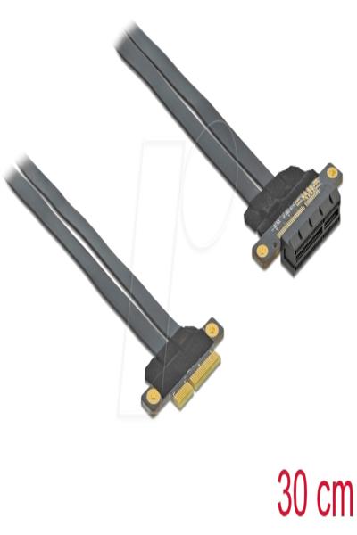 Delock PCI Express x4 till x4 med flexibel kabel - 85768
