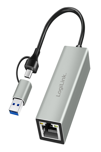 LogiLink UA0238B - Netzwerkkarte USB-A C 1x RJ45 - Interface Card - 1,000 Mbps - UA0238B