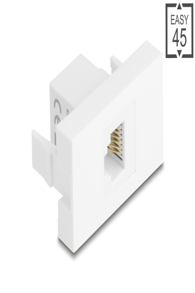 Module Delock Easy 45 prise RJ12 vers UTP blanc