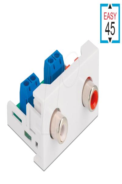 Delock Easy 45 - snap-in modules - 81338