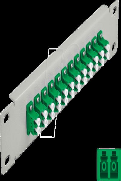 Delock Patchpanel - kan monteras i rack - 66787