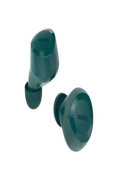 Belkin SoundForm Bolt True Casque sans fil Bleu Vert
