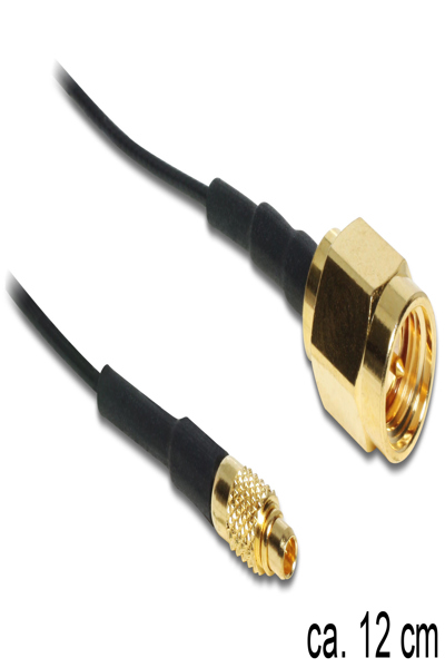 Delock Aerial adapter - SMA (M) to MMCX (M) - 88471