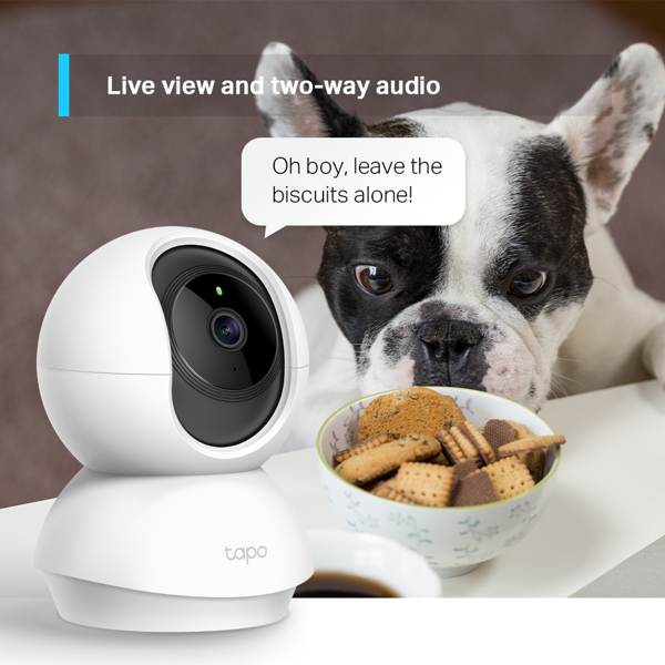 TP-LINK TAPO C210 Pan/Tilt-säkerhetskamera - TAPO C210