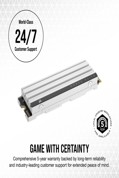 Corsair MP600 1TB PCIe Gen4 x4 NVMe M.2 SSD - CSSD-F1000GBMP600ECS