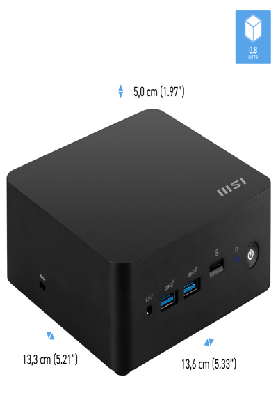 MSI Cubi NUC 1M Intel Core i7 150U Barebone - CUBI NUC 1M I7 150U BB