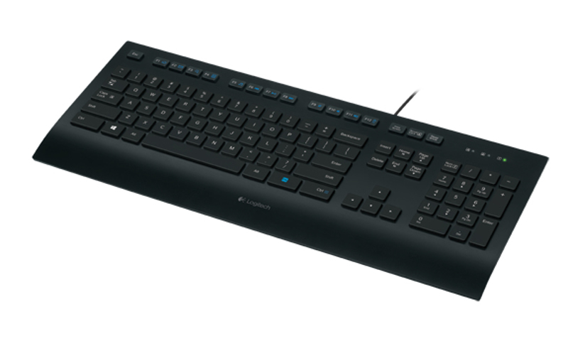 Logitech Corded K280e - Keyboard - 920-005218