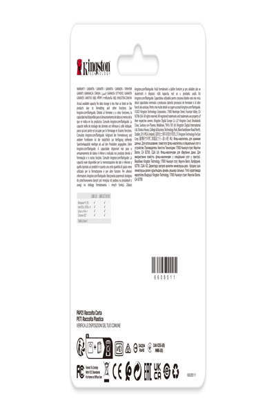 DataTraveler SE9 G3 128GB - Kingston USB 3.2 Gen1 220MB/s