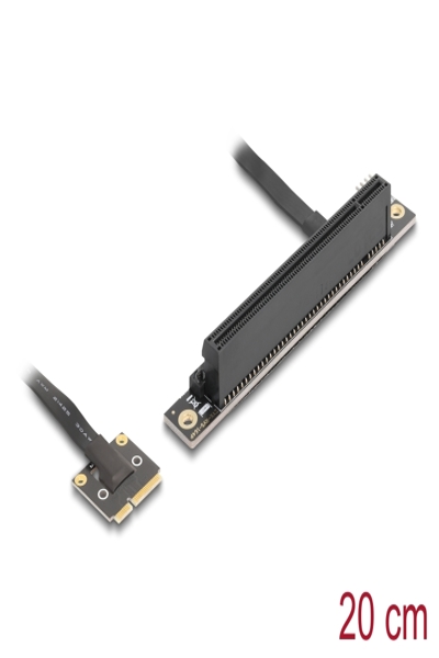Delock Adapter Mini PCIe Stecker zu 3.0 x16 Slot 90Ã‚Â° - Adapter - 0.2 m - 81294