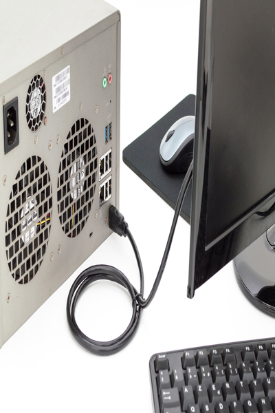 DIGITUS HDMI Premium High Speed with Ethernet Connection Cable - 1 m - HDMI Type A (Standard) - HDMI Type A (Standard) - 3840 x 2160 pixels - 3D - Black - DK-330123-010-S