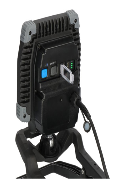 Brennenstuhl 1173070030, 50 W, LED, IP65, 6600 mAh, Svart, Grå, Fristående arbetslampa ljus - 1173070030