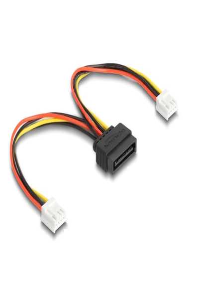 Delock Power adapter - SATA power (M) to 4 PIN mini-power connector (F) - 66611
