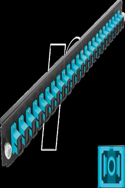 Delock Fiber-optic splice box rack mount panel - 43354