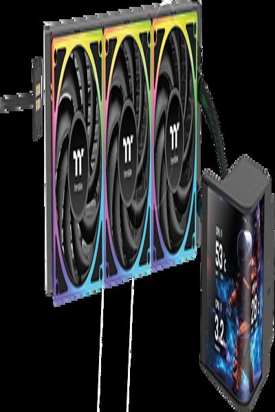 Thermaltake MAGCurve 360 Ultra Argb | AiO Water Cooling - Processor cooler - AMD Socket AM3 (Ph. II/Ath. II) - CL-W453-PL12SW-A