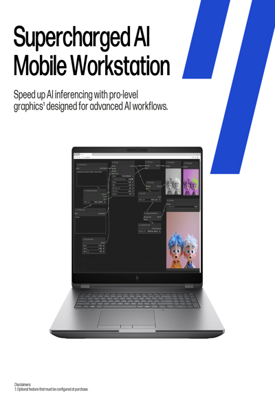 HP ZBOOK G1I 18 INTEL CORE ULTRA 7 255HX MOBILE WORKSTATION - 98L71ET#ABD