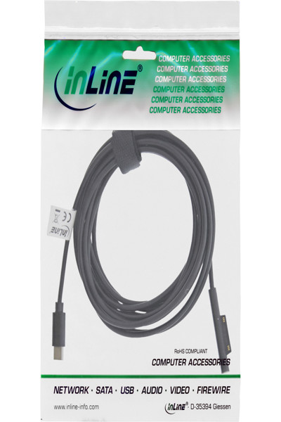 InLine USB-C to Surface charging cable - 1m - 26670