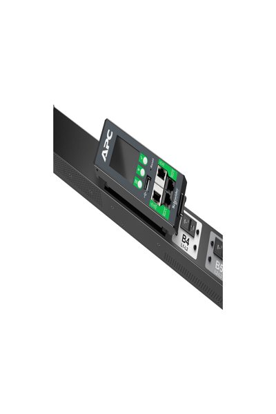 APC NetShelter Rack PDU Advanced - Metered - 3Phase - 22.1kW 400V 32A or 17.3kW 415V 30A - 48 Outlets - IEC309 - Metered - 0U - Three-phase - Rackmount - Vertical - Black - APDU10350ME
