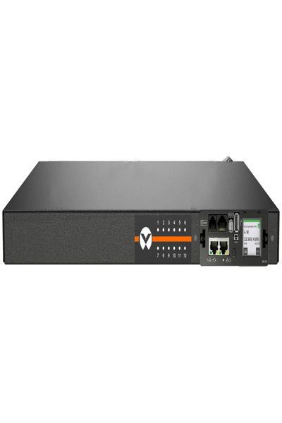 Vertiv Geist MU05M1R0-12CF17-2C20A9H00-S, Övervakad, 0U, Enfas, Horisontell, Svart, LCD - VP4U21A1