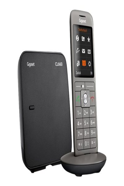 Gigaset CL 660 DECT Phone 400 Entries Anthracite/Black - S30852-H2804-B101