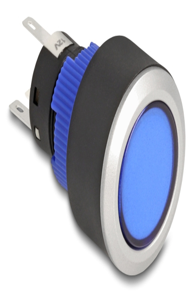 Delock Push Button protruding 22 mm 5 x Solder flat Plastic LED - 22049
