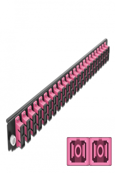 Delock Fiber-optic splice box rack mount panel - 43367