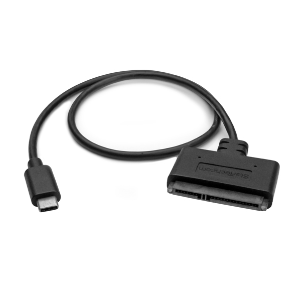 StarTech.com USB C auf SATA Adapter Kabel für 2,5in SSD/HDD - USB 3.1 (10Gbit/s) - Thunderbolt 3 kompatibel - SATA I/II/III (USB31CSAT3CB) - Speicher-Controller - SATA 6Gb/s - USB 3.1 (Gen 2) - USB31CSAT3CB