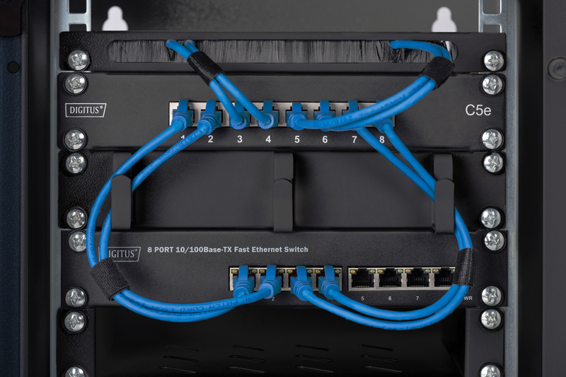 DIGITUS 10inch Fixed Shelf 1U - DN-10-TRAY-1-B