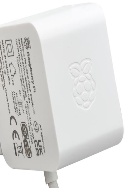 Raspberry Pi 27W USB-C Power Supply White EU - SC1152