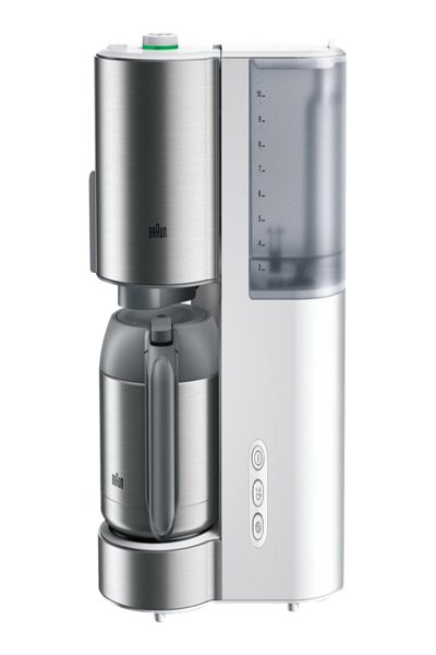 Braun IDCollection KF 5105 WH - Drip coffee maker - Ground coffee - 1000 W - Stainless steel - White