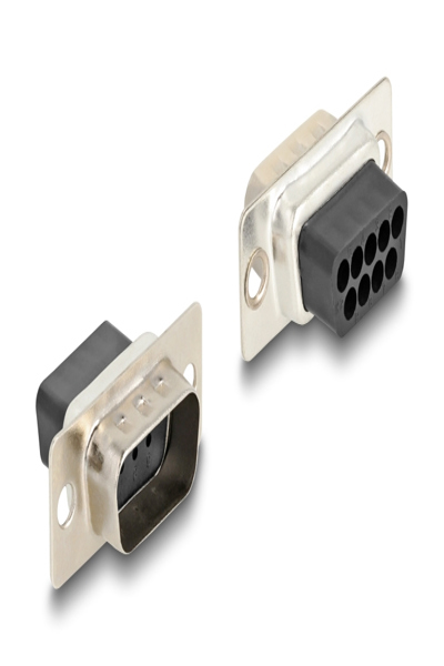 Adaptateur série Delock - DB-9 (M) vissable vers RJ-12 (6 broches) (F)