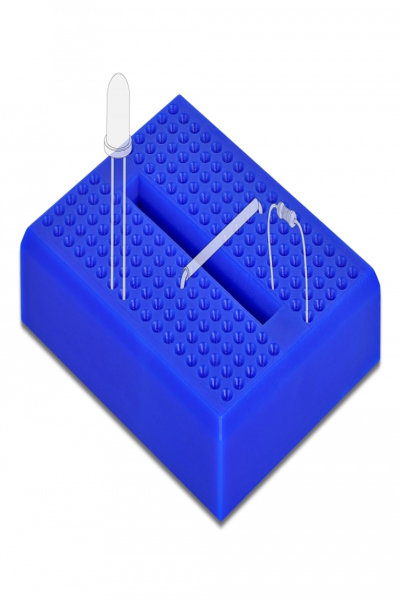 Delock Experimental Mini Breadboard 170 contacts blue - Plastic - Blue - 36 mm - 46 mm - 10 mm - Box - 18322